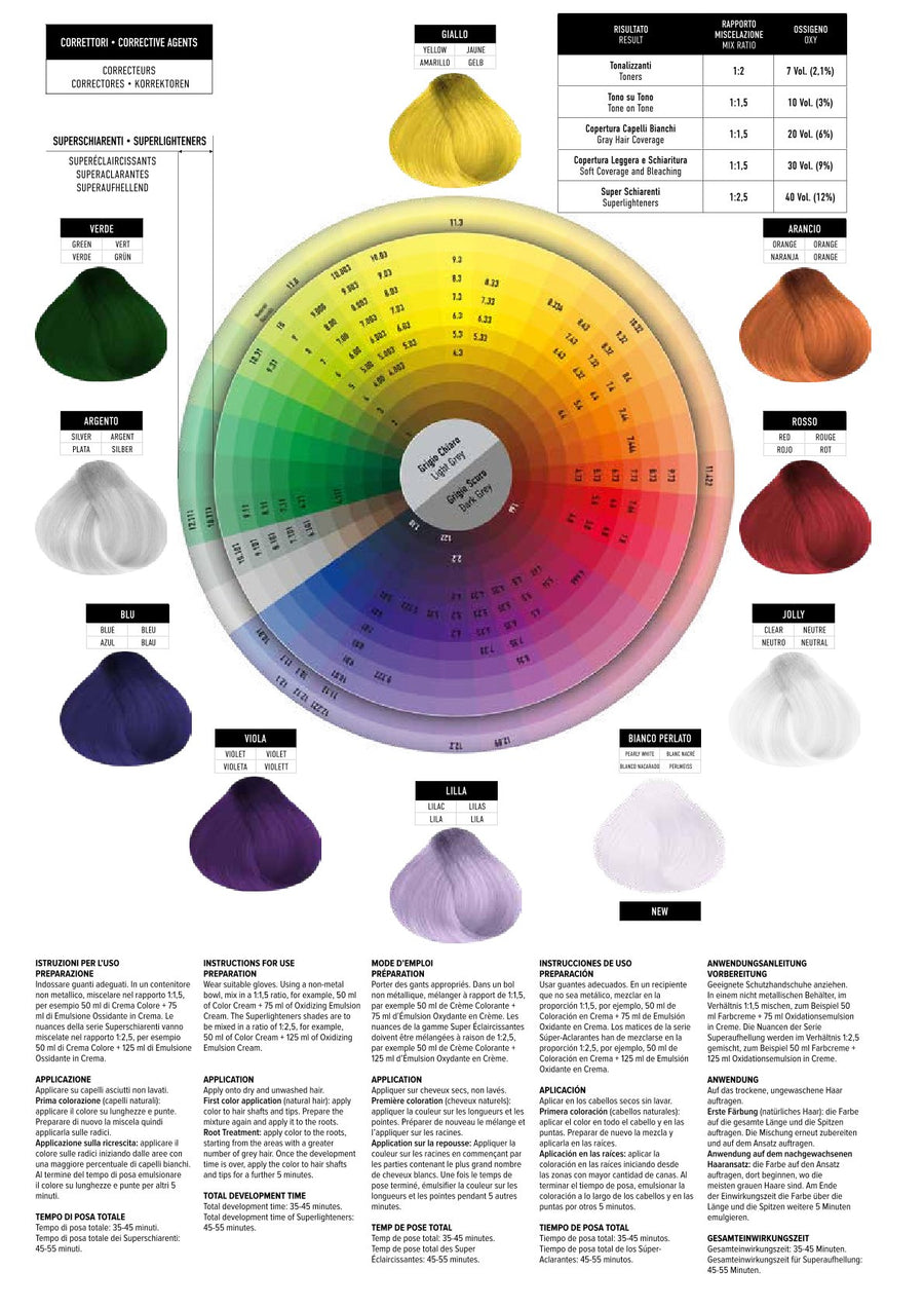 Jungle Fever Hair Color Cream 100 ml – mit Palmöl – professionelle Haarfarbe – Nuancen