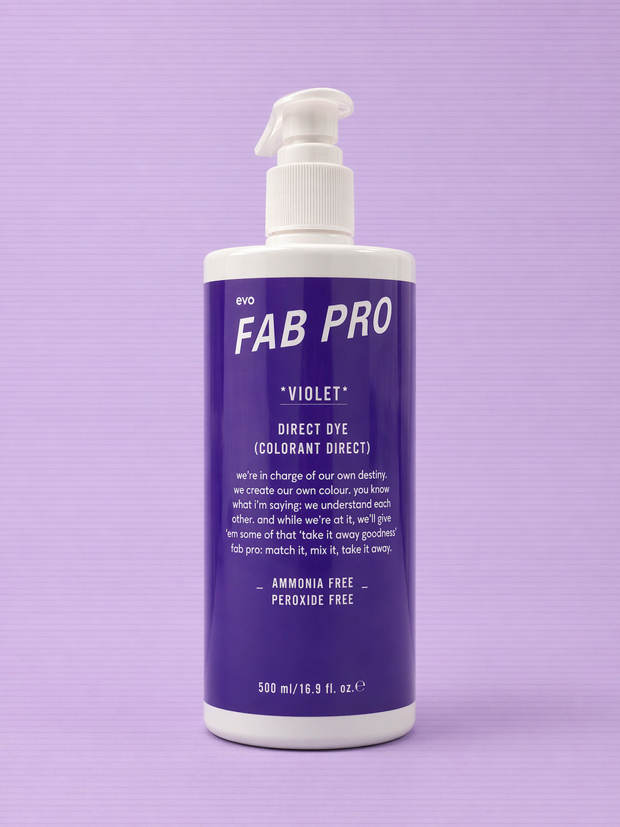 Evo Fab Pro Violet Direct Dye 500ml – Kaptex Beauty