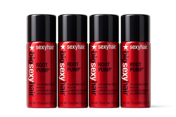 Sexy Hair Root Pump 4×50 ml – 200 ml Volumen-Schaum in Reisegröße