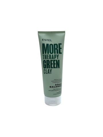 Estel More Therapy Green Clay Mask Aqua Balance Strenght & Growth 250ml