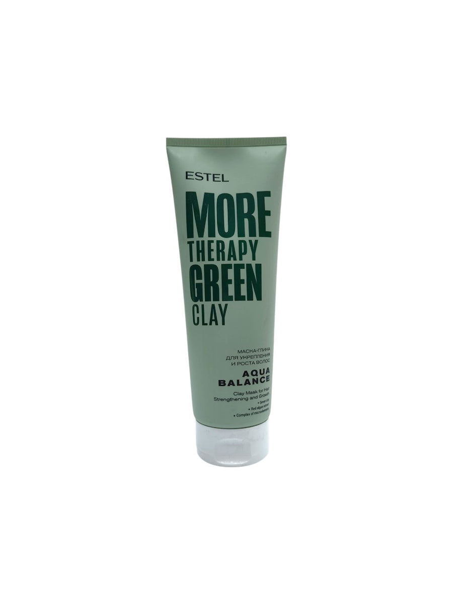 Estel More Therapy Green Clay Mask Aqua Balance Strenght & Growth 250ml