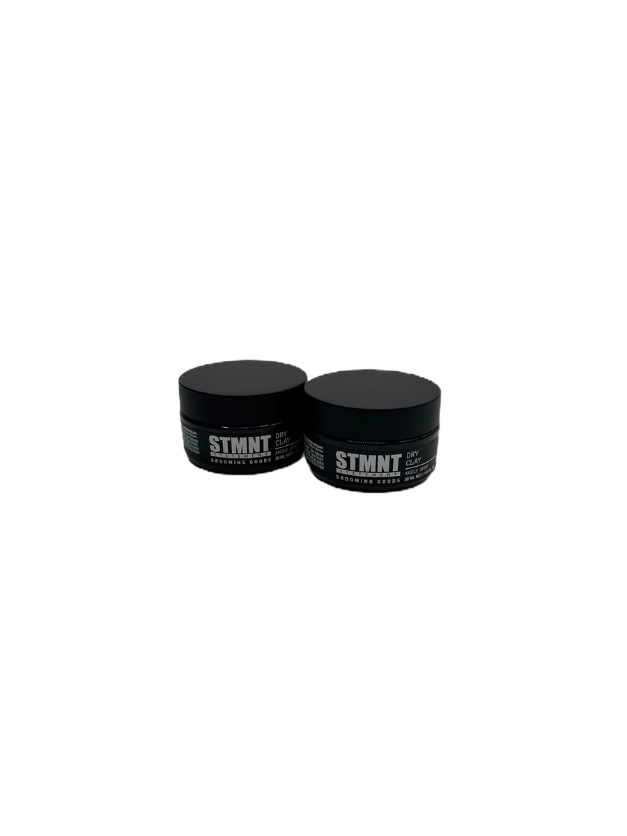 2x STMNT Grooming Goods Dry Clay Pomade 30ml (G160)