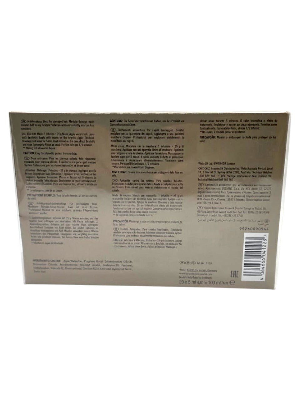 System Professional Repair Infusion R+ 20x5ml – Kaptex Beauty