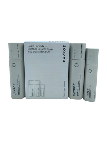 Davroe Scalp Remedy Set Soothes & Clears Scalp Dandruff 525ml