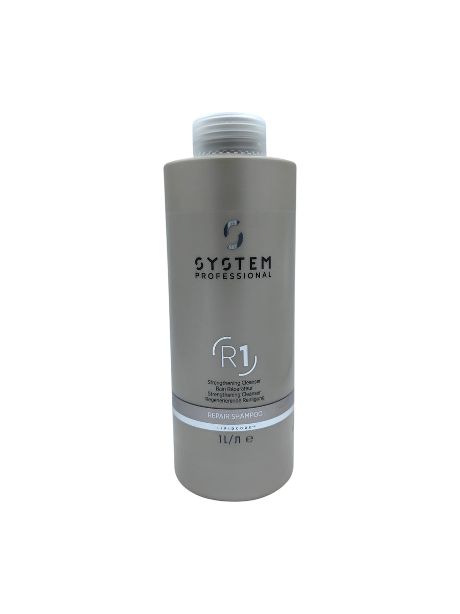Wella System Professional R1 Strengthening Cleanser Repair Shampoo 1L