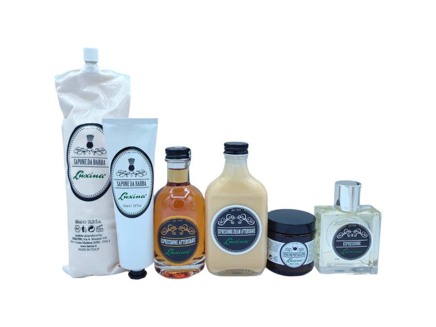 Luxina Rasurpflege Shaving Line – Aftershave Rasierseife Parfum Made in Italy