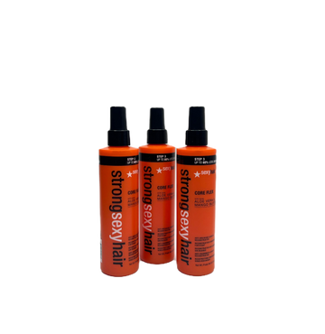 3x Strong Sexy Hair Core Flex Leave-In Reconstructor 250ml