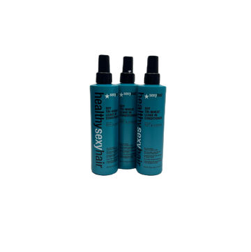 3x Healthy Sexy Hair Soy Tri-Wheat Leave-In Conditioner Spray 250ml