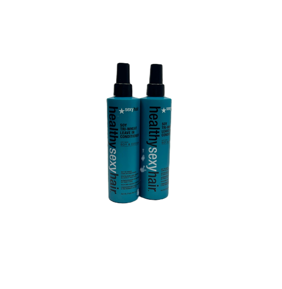 2x Healthy Sexy Hair Soy Tri-Wheat Leave-In Conditioner Spray 250ml