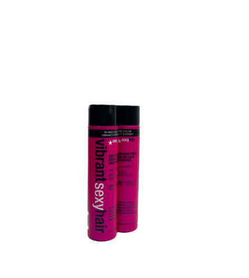 2x Vibrant Sexy Hair Sulfate-Free Color Lock Shampoo 300ml