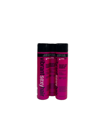 3x Vibrant Sexy Hair Sulfate-Free Color Lock Shampoo 300ml