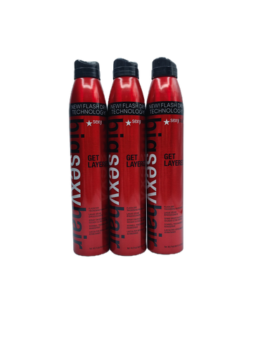 3x Big Sexy Hair Get Layered 275ml