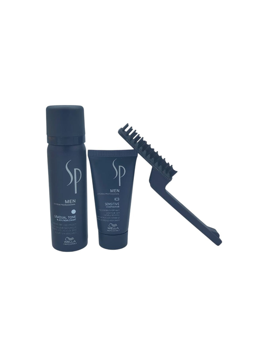 Wella Men System Professional Gradual Tone Black Nuanciert & Pflegt 60+30ml