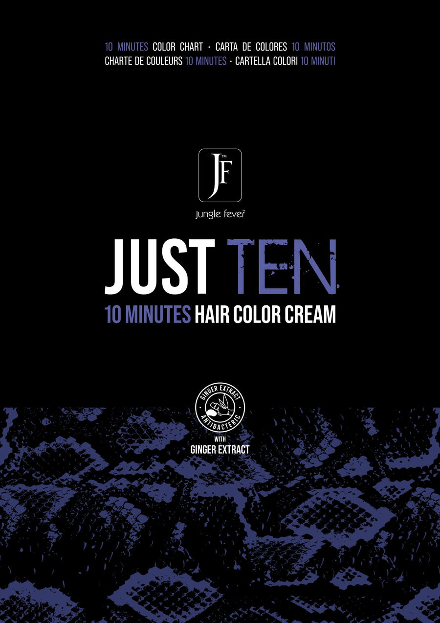 Jungle Fever Just Ten Haarfarbe 100ml 10 Min. Coloration mit Ingwer-Extrakt Nuancen