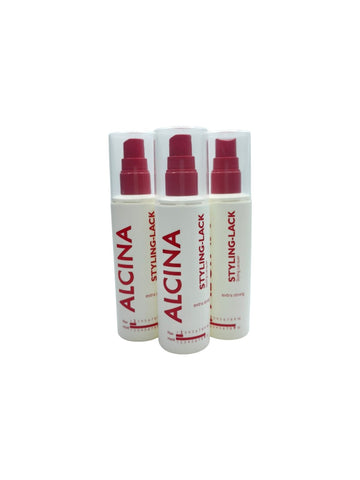3x Alcina Extra Strong Styling-Lack 125ml