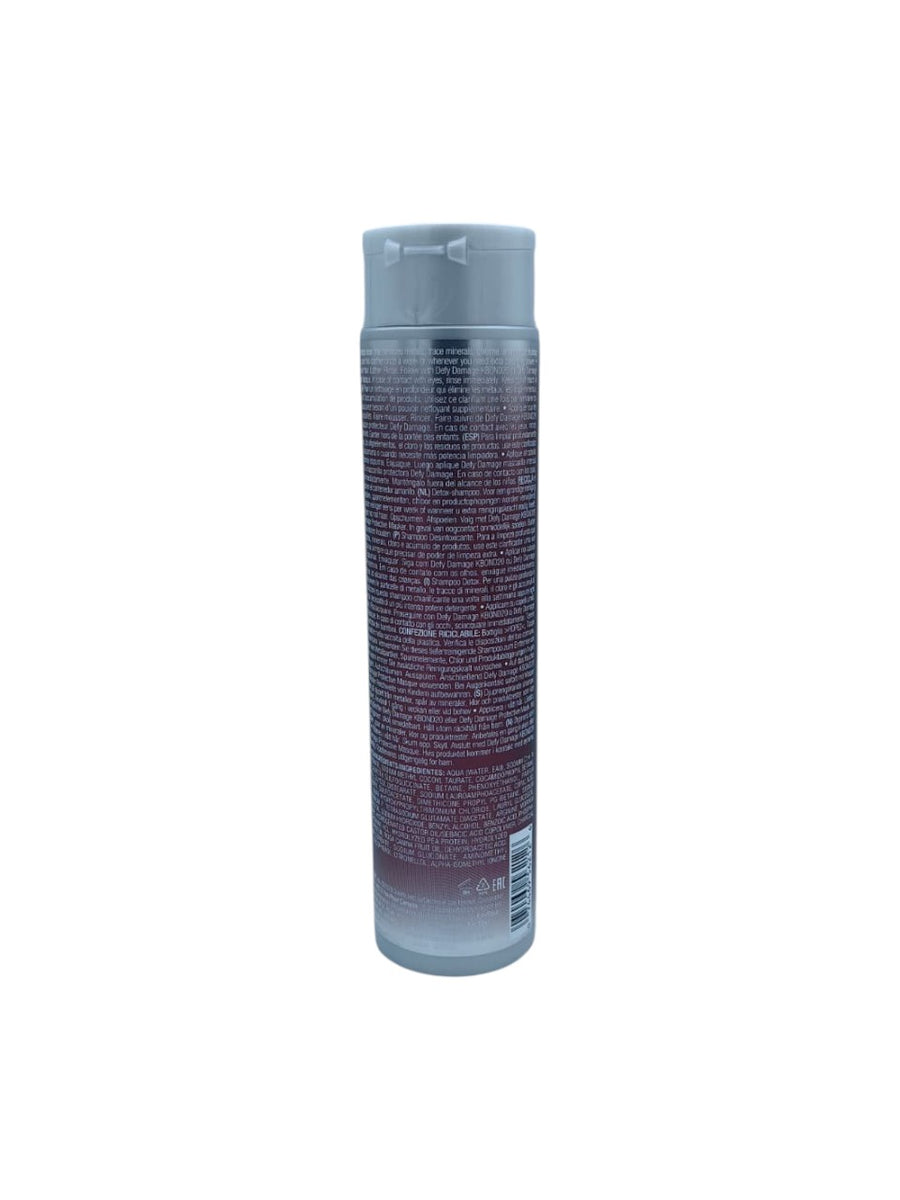 Joico Defy Damage Detox Shampoo removes metals,mineral & chlorine 300ml