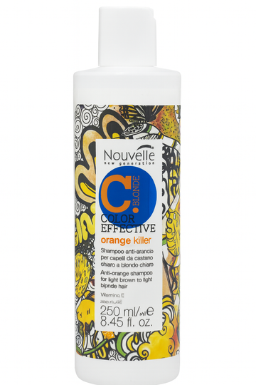 Nouvelle Color Effective Orange Killer 250 ml – Anti-Gelbstich Shampoo