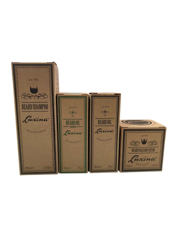 Luxina Beard Care Serie Professionelle Bartpflege Made in Italien