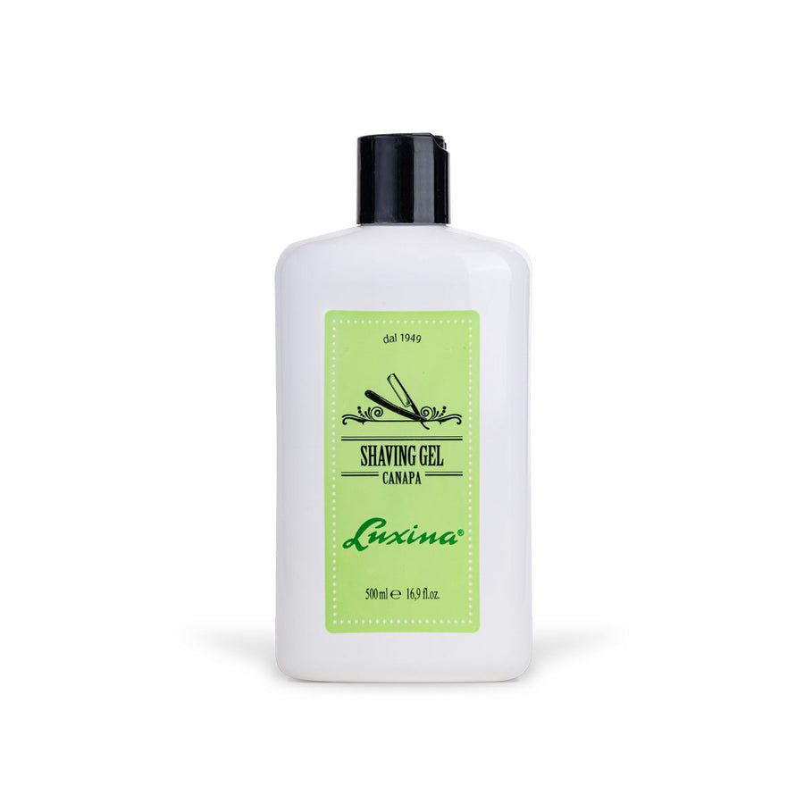 Luxina Shaving Gel Canapa 200ml Professionelles Rasiergel Made in Italy
