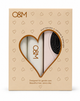 O&M Fine Intellect Volume Gift Set Shampoo Conditioner & Detangler Brush
