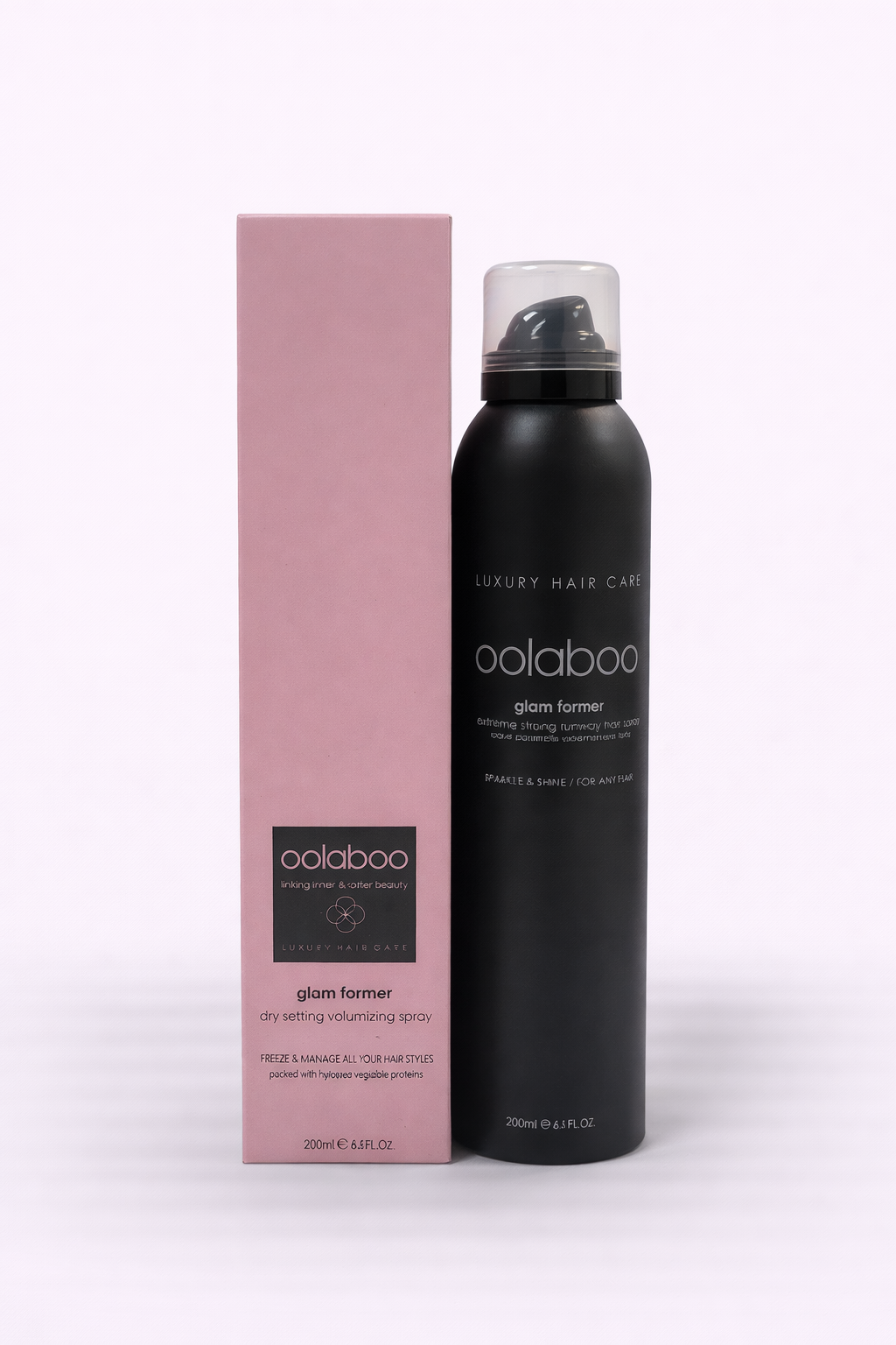 Oolaboo Glam Former Extreme Strong Runway Hair Spray 250ml – Kaptex Beauty