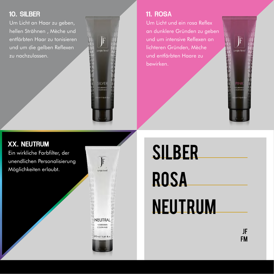 Jungle Fever Color Mask 250ml – Farbmaske für intensive Farbergebnisse – Verschiedene Nuancen